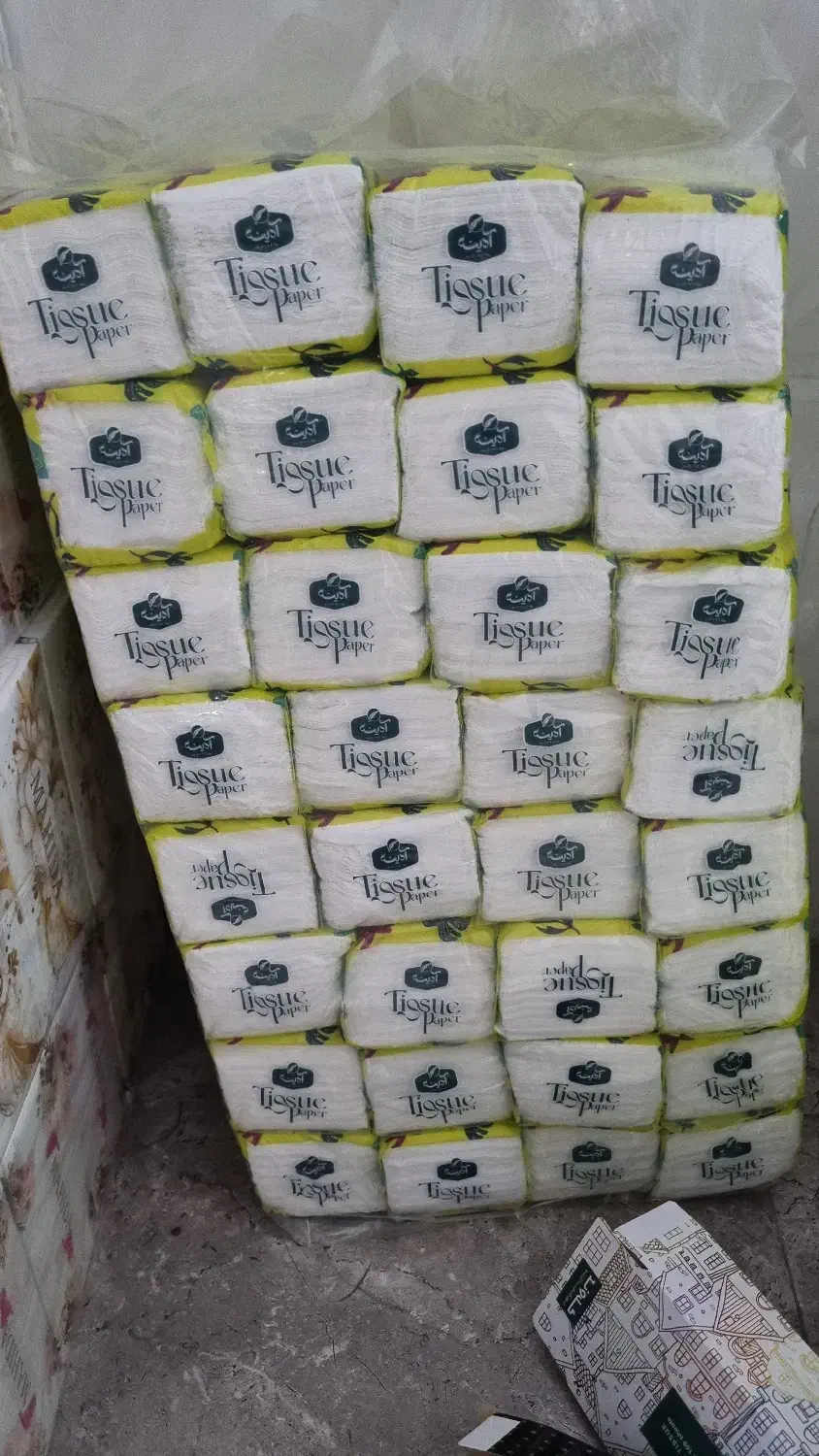 دستمال ۵۰۰ برگ و ...|مواد شوینده و دستمال کاغذی|نی‌ریز, |دیوار