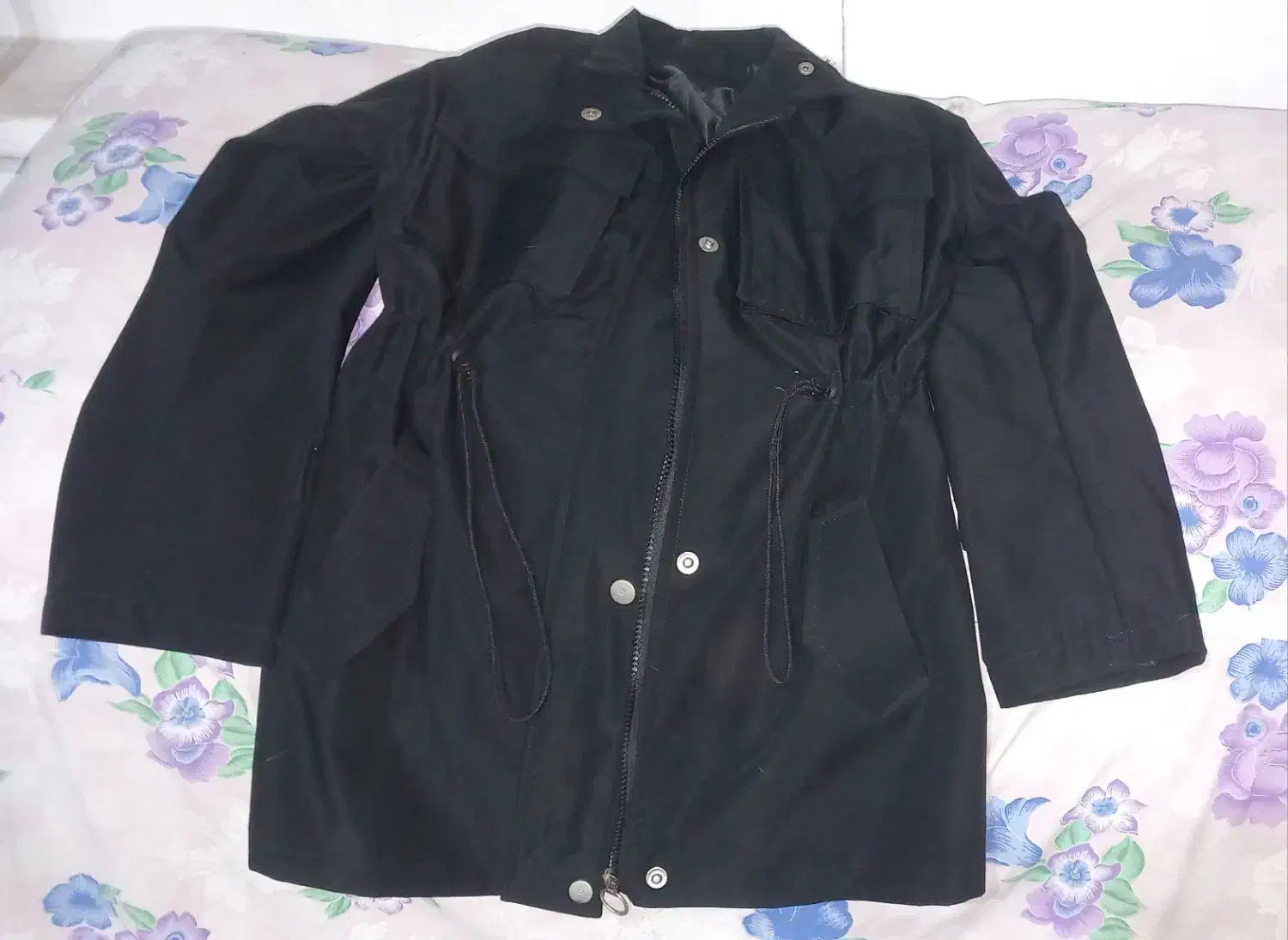 بارانی زنانه مشکی سایز38|لباس|رشت, رودبارتان|دیوار