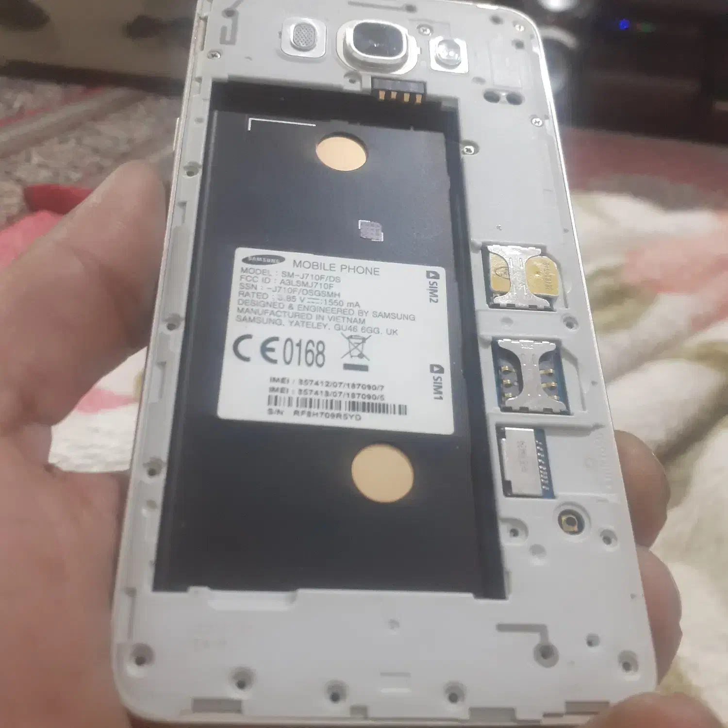 یک عددجی۷.۲۰۱۶با۲عددباطری نو|موبایل|بروجرد, |دیوار