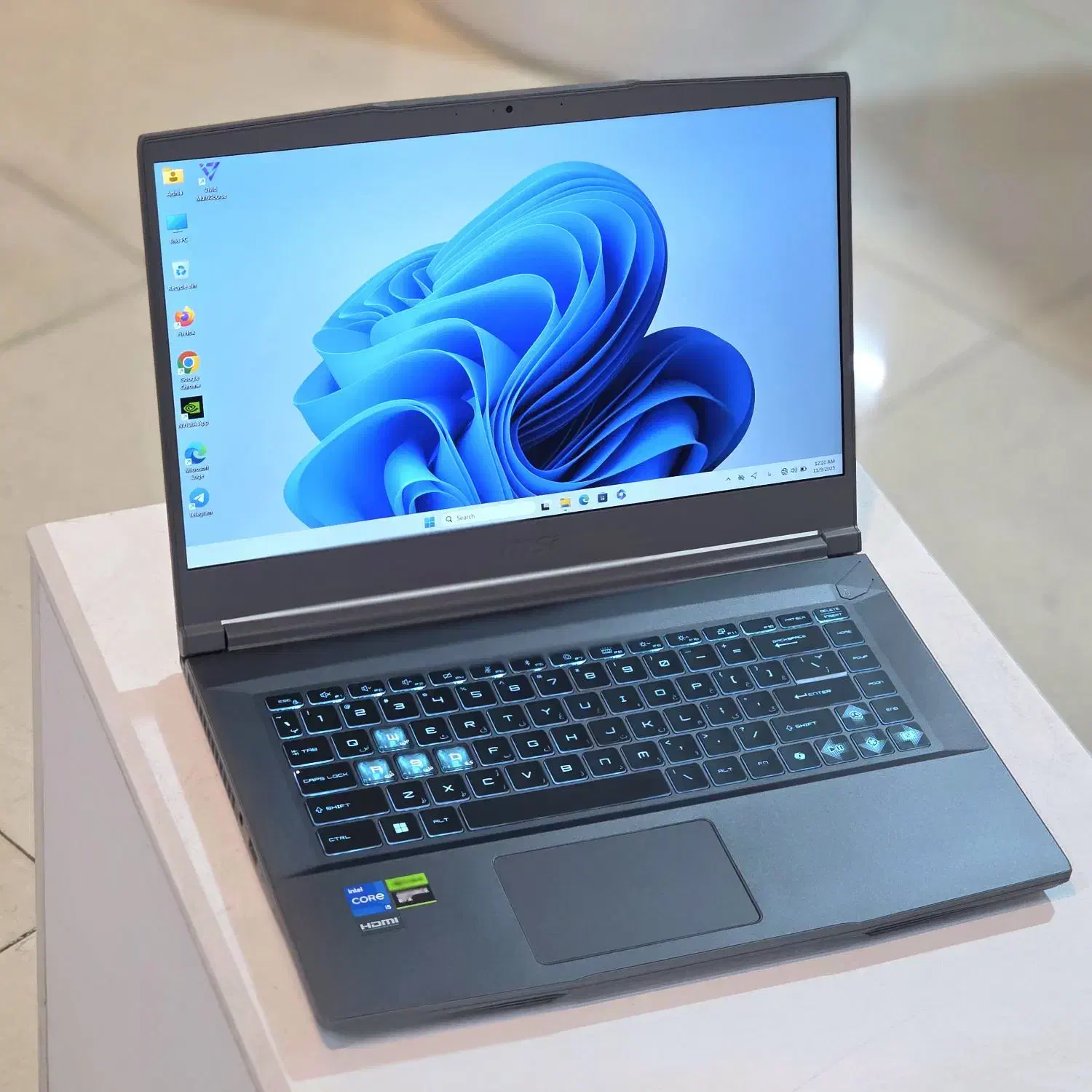 لپتاپ MSI Gaming Thin 15 شیک مهندسی گیمینگ|رایانه همراه|شیراز, ملاصدرا|دیوار