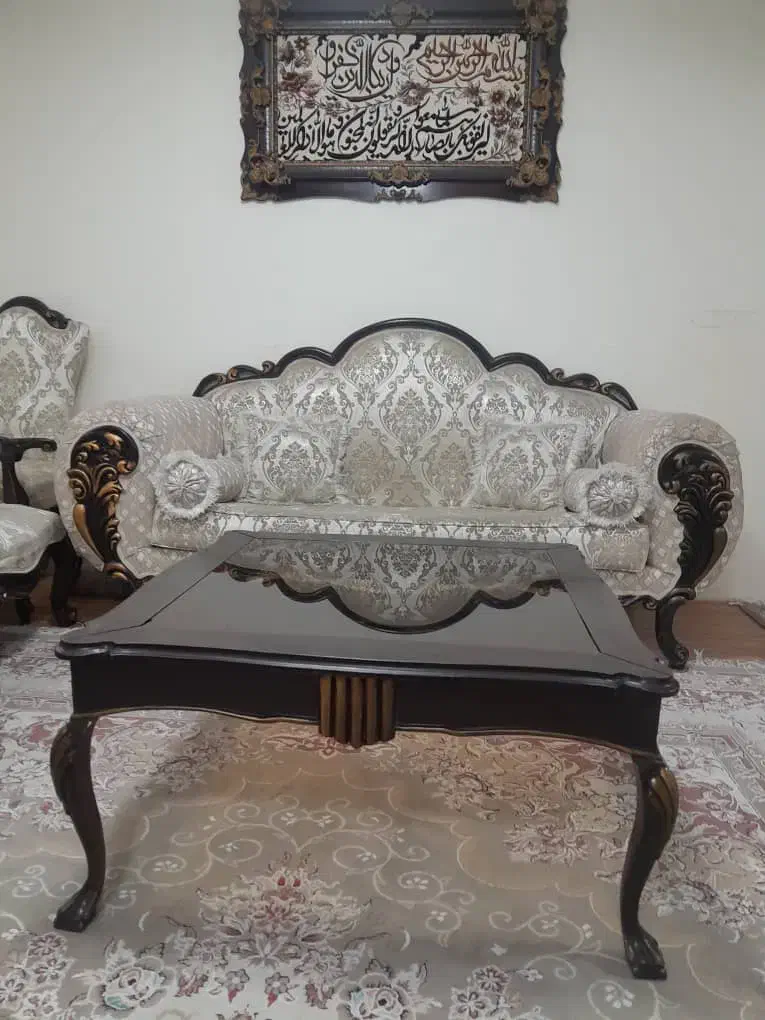 مبل ۸نفره با ناهارخوری|مبلمان خانگی و میز عسلی|پاکدشت, شهرک انقلاب|دیوار