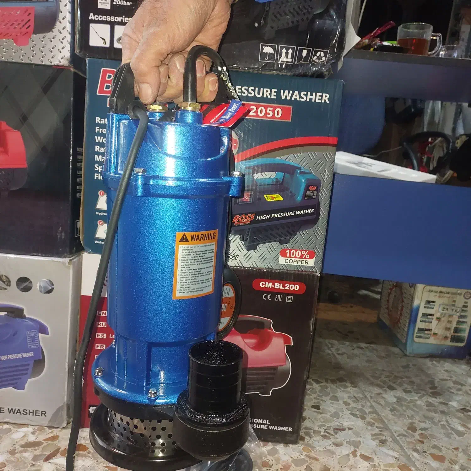 کفکش ۲ اینچ ۱۶ متری فلوتردار  جنرال پاور|ماشین‌آلات صنعتی|دزفول, |دیوار