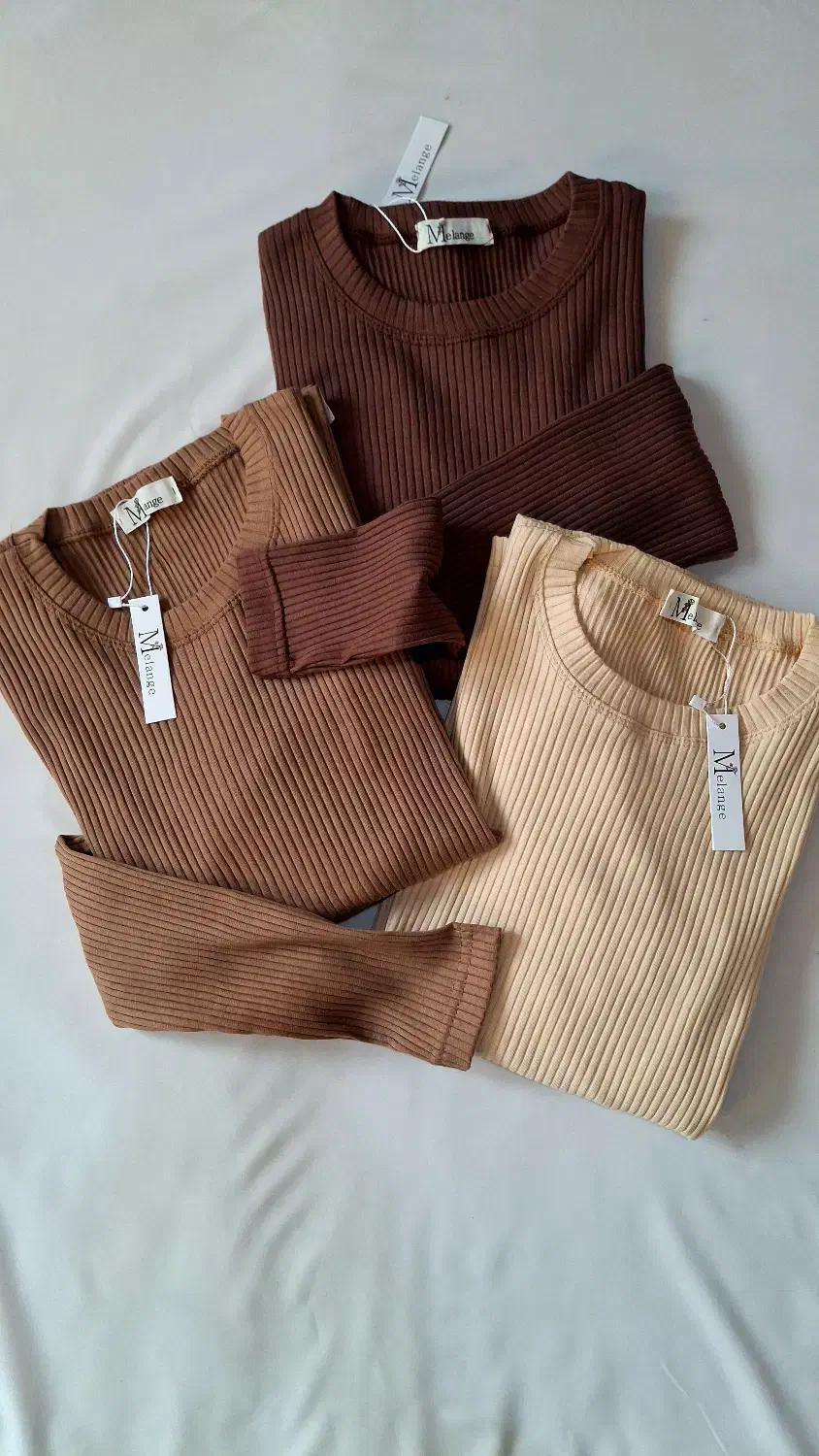 بلوز یقه گرد نخ پنبه کبریتی|لباس|گرگان, |دیوار