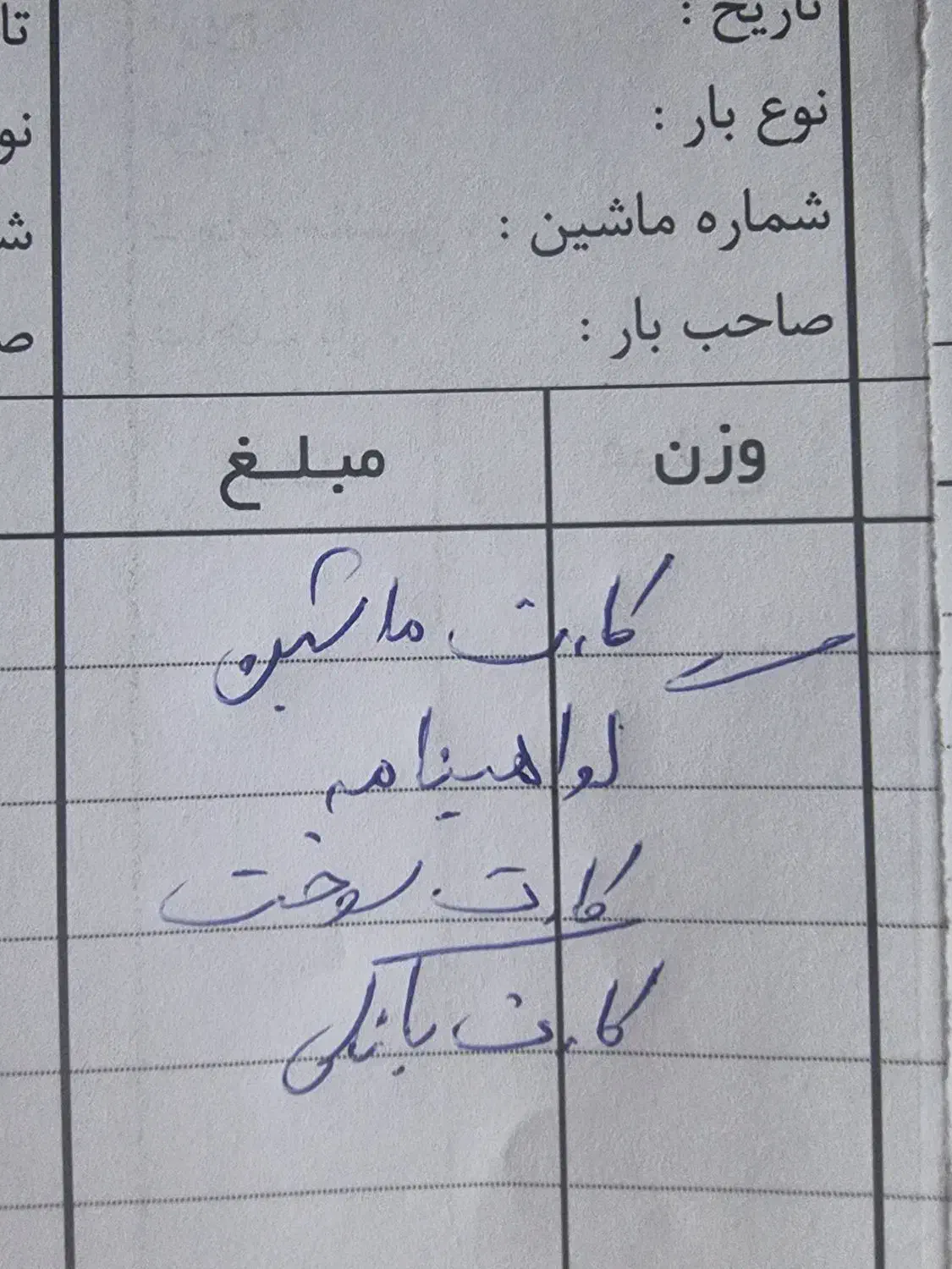مدارک گم شده|اشیا|شیراز, کوشک بیدک|دیوار
