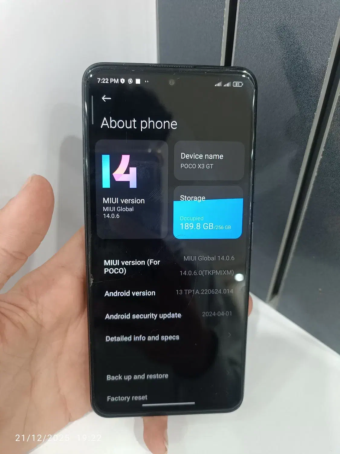 گوشی poco x3 gt|موبایل|قیدار, |دیوار