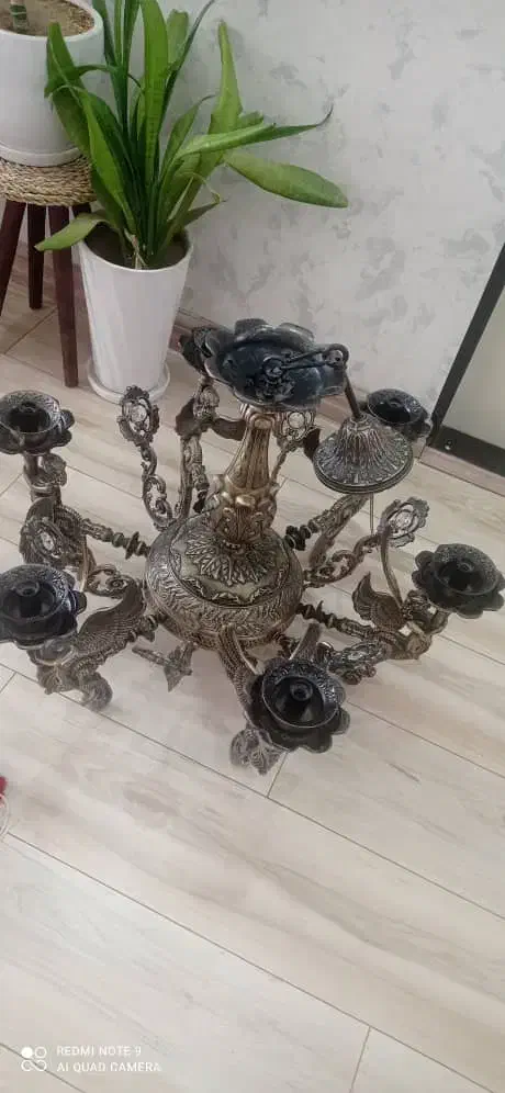 لوستر طرح برنز|لوستر و چراغ آویز|مرند, |دیوار