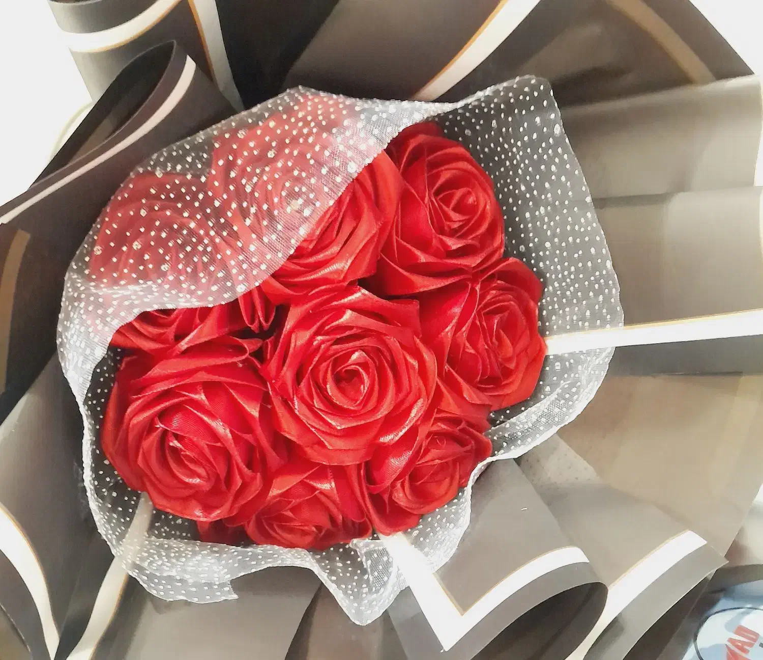 گل رز ربانی جاودان|گل مصنوعی|کیاشهر, |دیوار