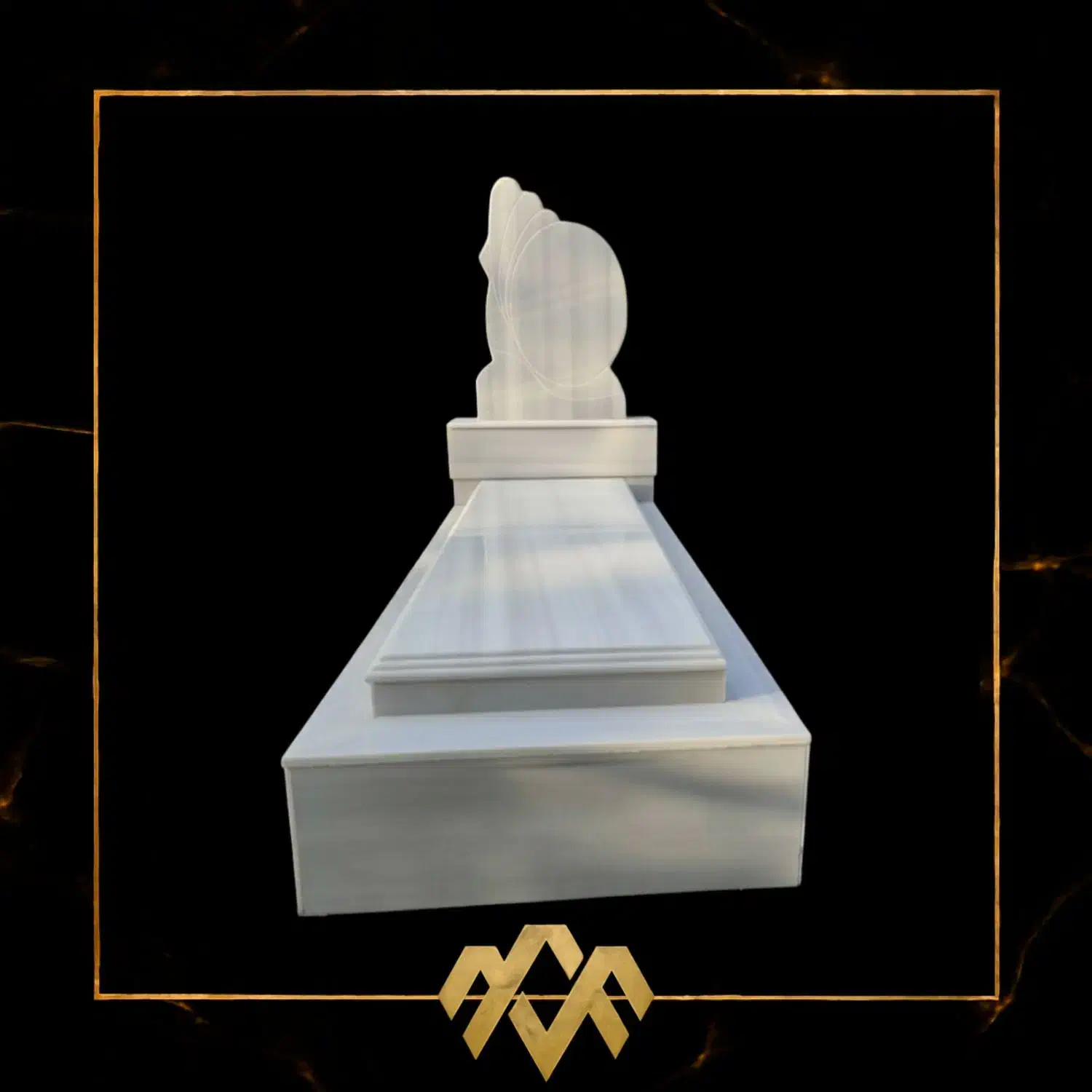 سنگ قبر و مزار مهرارا با حکاکی سفارشی|خدمات پیشه و مهارت|اصفهان, باغ فدک|دیوار