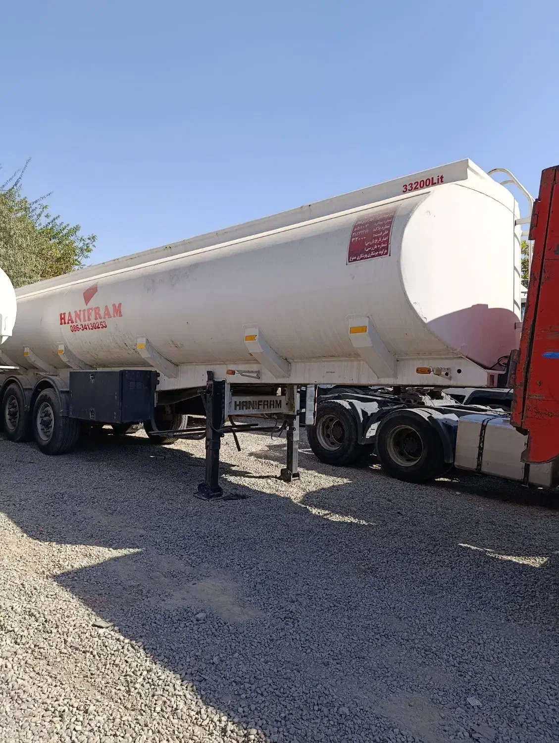 تانکر 4 مواد حنیفرام سند دار|قطعات یدکی و لوازم جانبی|اسلام‌شهر, ملک‌آباد|دیوار