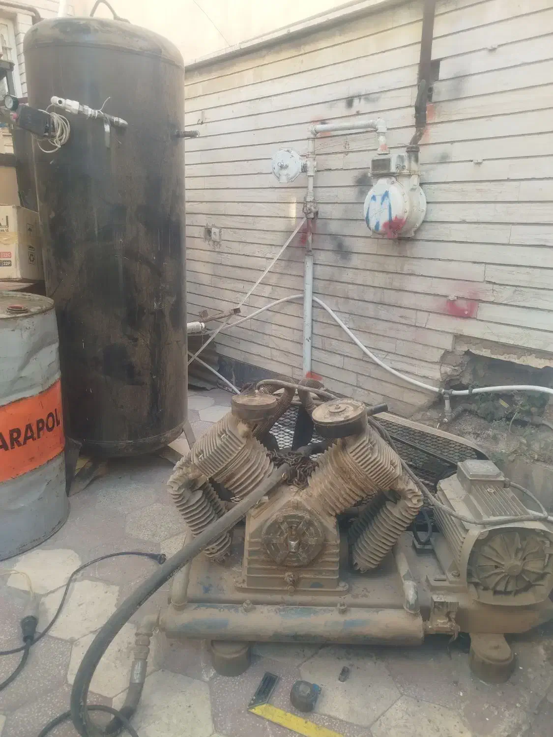 پمپ باد 1000لیتری و مکنده دو قلو هواسازان|فروشگاه و مغازه|شیراز, احمدی جنوبی|دیوار