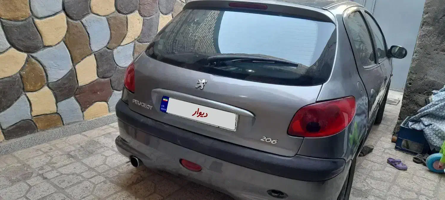 پژو 206 تیپ 2|خودرو سواری و وانت|مشهد, توس فردوسی|دیوار