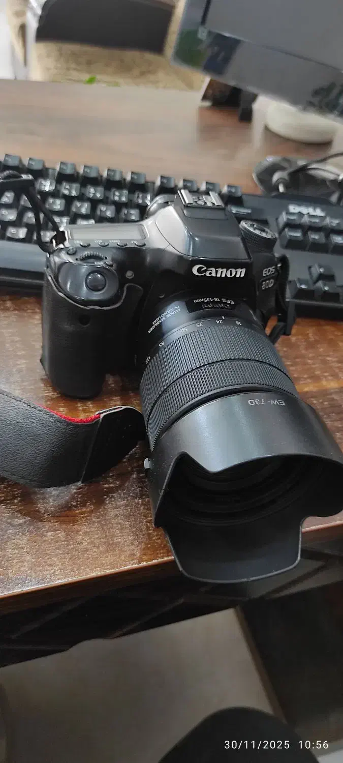 دوربین کنون ۸۰d  با لنز ۱۸ـ۱۳۵(تولید محتوا)|دوربین عکاسی و فیلم‌برداری|بوکان, |دیوار