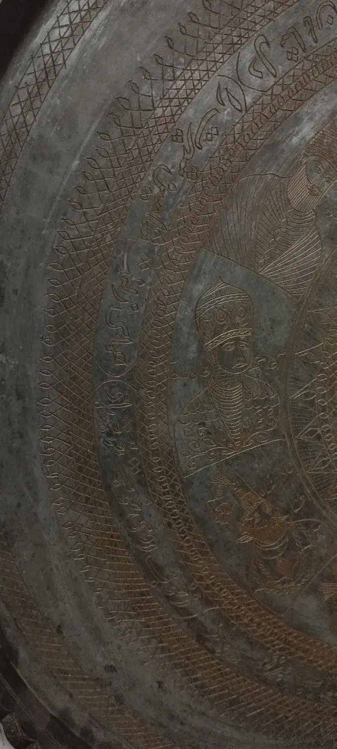 مجمع مسی آنتیک کم نظیر|کلکسیون اشیاء عتیقه|تبریز, |دیوار