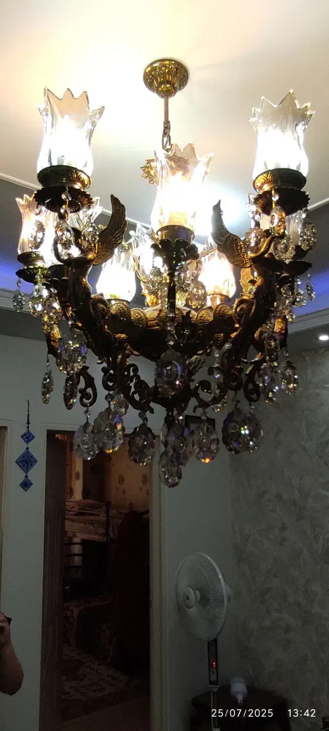 لوستر برنزی|لوستر و چراغ آویز|اسلامشهر, مطهری|دیوار