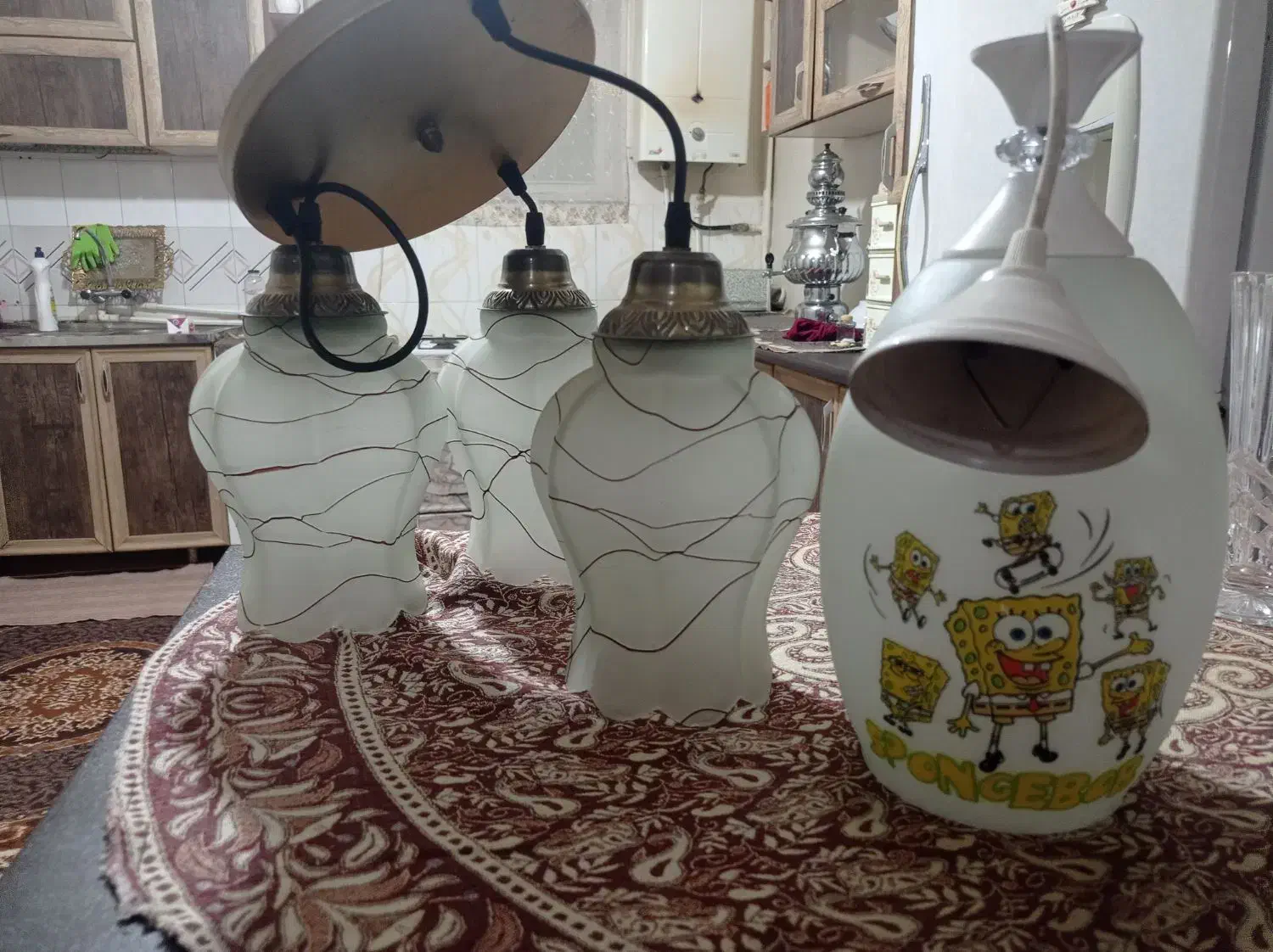 لوستر قیمت خیلی مناسب|لوستر و چراغ آویز|تبریز, |دیوار