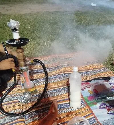 قلیون با چوب گردو|صنایع دستی و سایر لوازم تزئینی|شوشتر, |دیوار