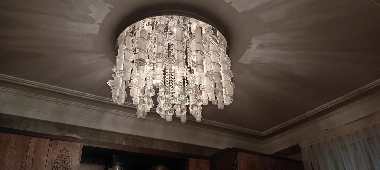 لوستر سالن|لوستر و چراغ آویز|قم, باجک یک|دیوار