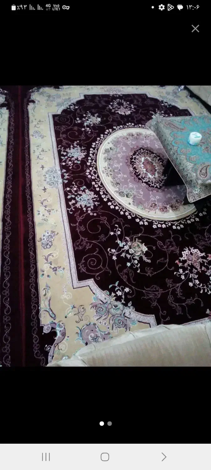 یک  فرش ۱۲ متری و یک ۹ متری|فرش|نسیم‌شهر, |دیوار