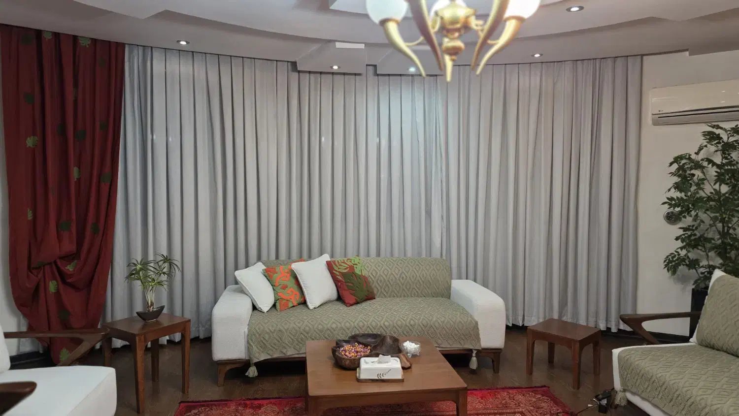 پرده کنفی|پرده، رانر، رومیزی|کرج, اکبرآباد|دیوار