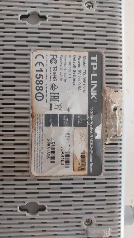 دو عدد مودم adsl تی پی لینکtplink|مودم و تجهیزات شبکه|تهران, اوقاف|دیوار