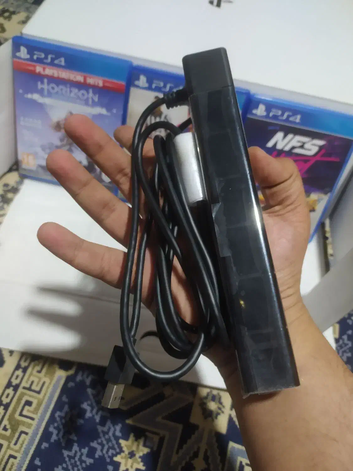 دوربین ps4 نو و آکبند و به همراه دیسک بازی|کنسول، بازی ویدئویی و آنلاین|شهریار, اصیل آباد|دیوار