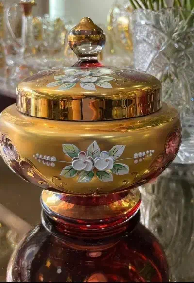 چینی چک اصل قرمز|ظروف سرو و پذیرایی|خمینی‌شهر, |دیوار