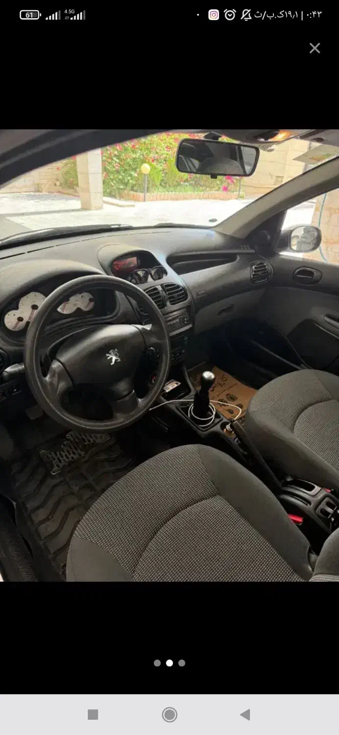 پژو 206Sd v8|خودرو سواری و وانت|شیراز, باهنر|دیوار