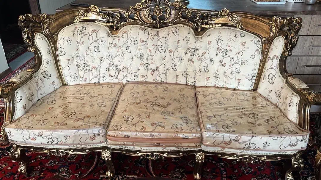 مبل سلطنتی ۹ نفره|مبلمان خانگی و میز عسلی|شهرکرد, |دیوار