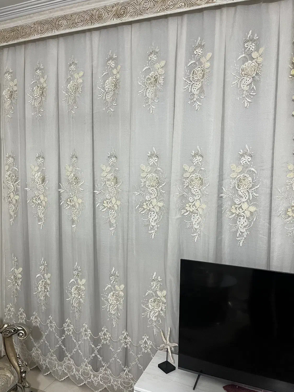 پرده|پرده، رانر، رومیزی|باغستان, |دیوار