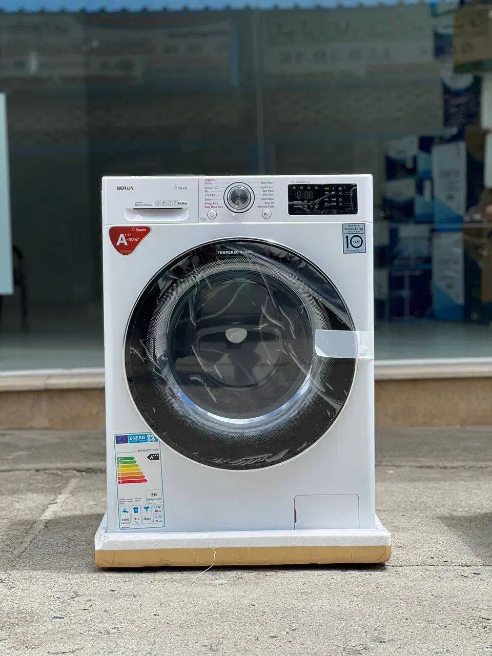 لباسشویی10 کیلو برند BERLIN|ماشین لباسشویی و خشک‌کن لباس|سقز, |دیوار