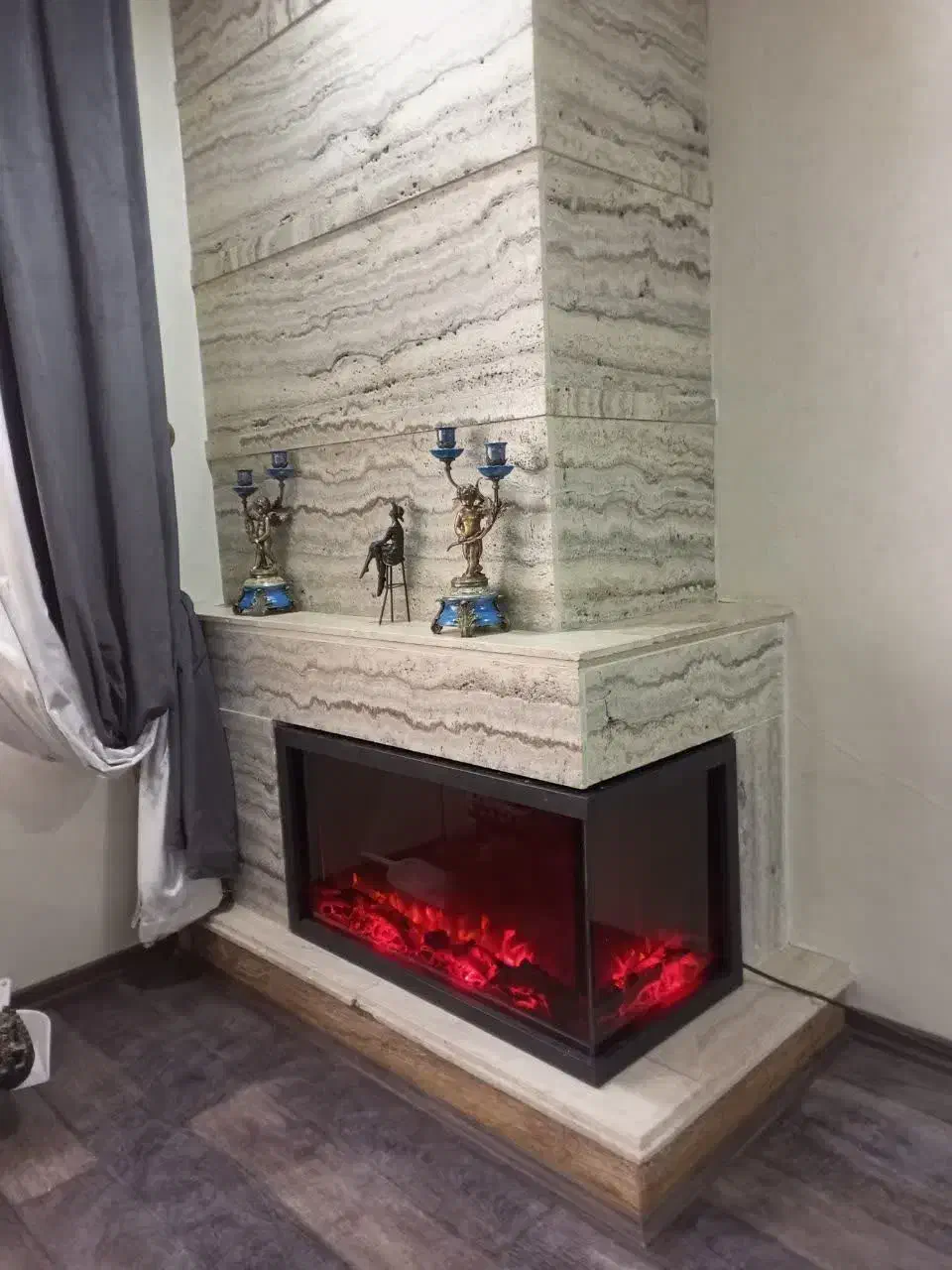 شومینه برقی|بخاری، هیتر، شومینه|سنندج, |دیوار