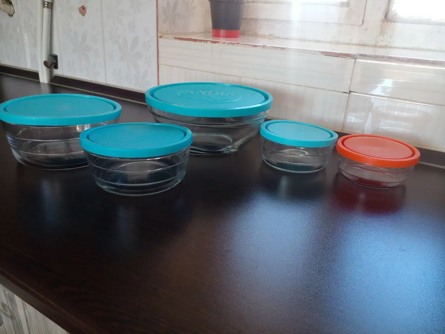 ظرف نگهدارنده شیشه ای مارک زنگان ۴تیکه|ظروف نگهدارنده، پلاستیکی، یک‌بارمصرف|ایلام, |دیوار