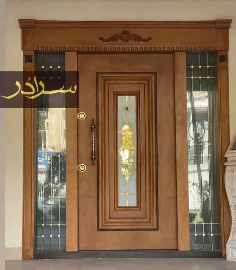 درب ضد سرقت سفید کلاسیک نرده استیل، شیشه ای کدM240|مصالح و تجهیزات ساختمان|گتاب, |دیوار