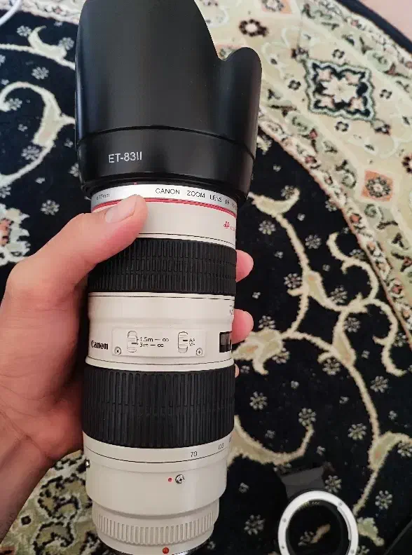 لنز 70.200  canon   f 2.8|دوربین عکاسی و فیلمبرداری|کرج, شهرک بنفشه|دیوار