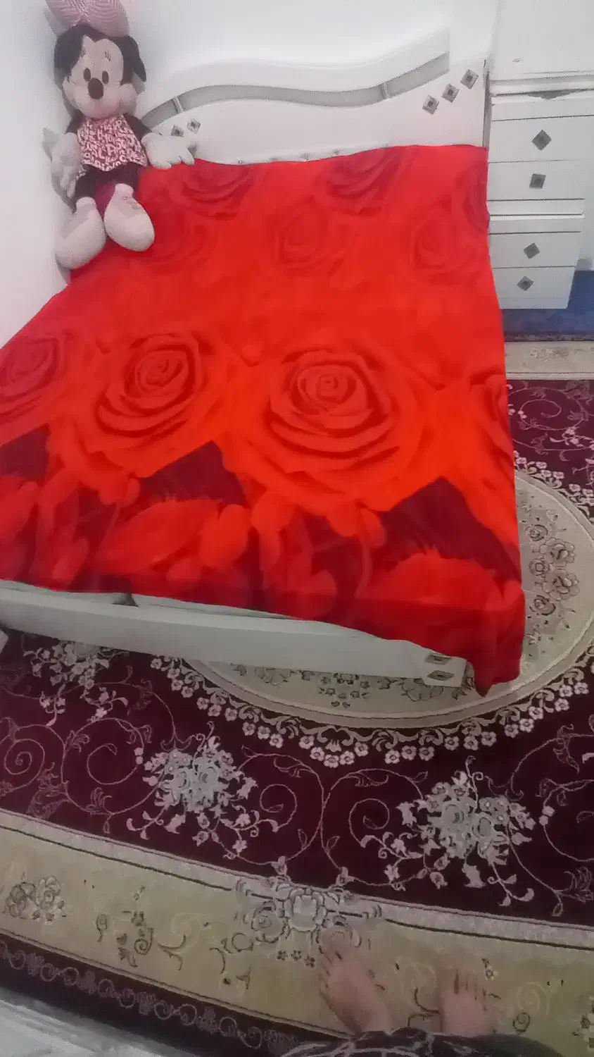 تختخواب ۲نفره|تخت و سرویس خواب|آبیک, |دیوار