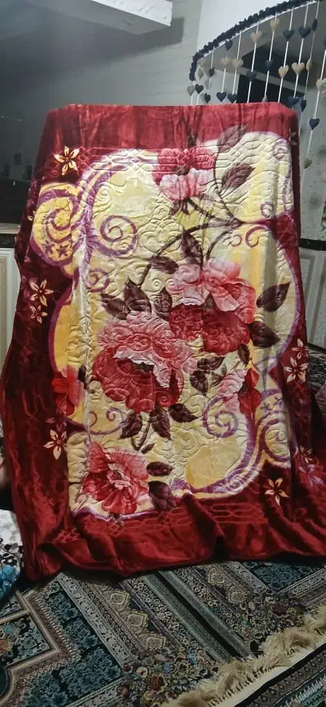 پتو گلبافت دونفره|رختخواب، بالش، پتو|یاسوج, |دیوار