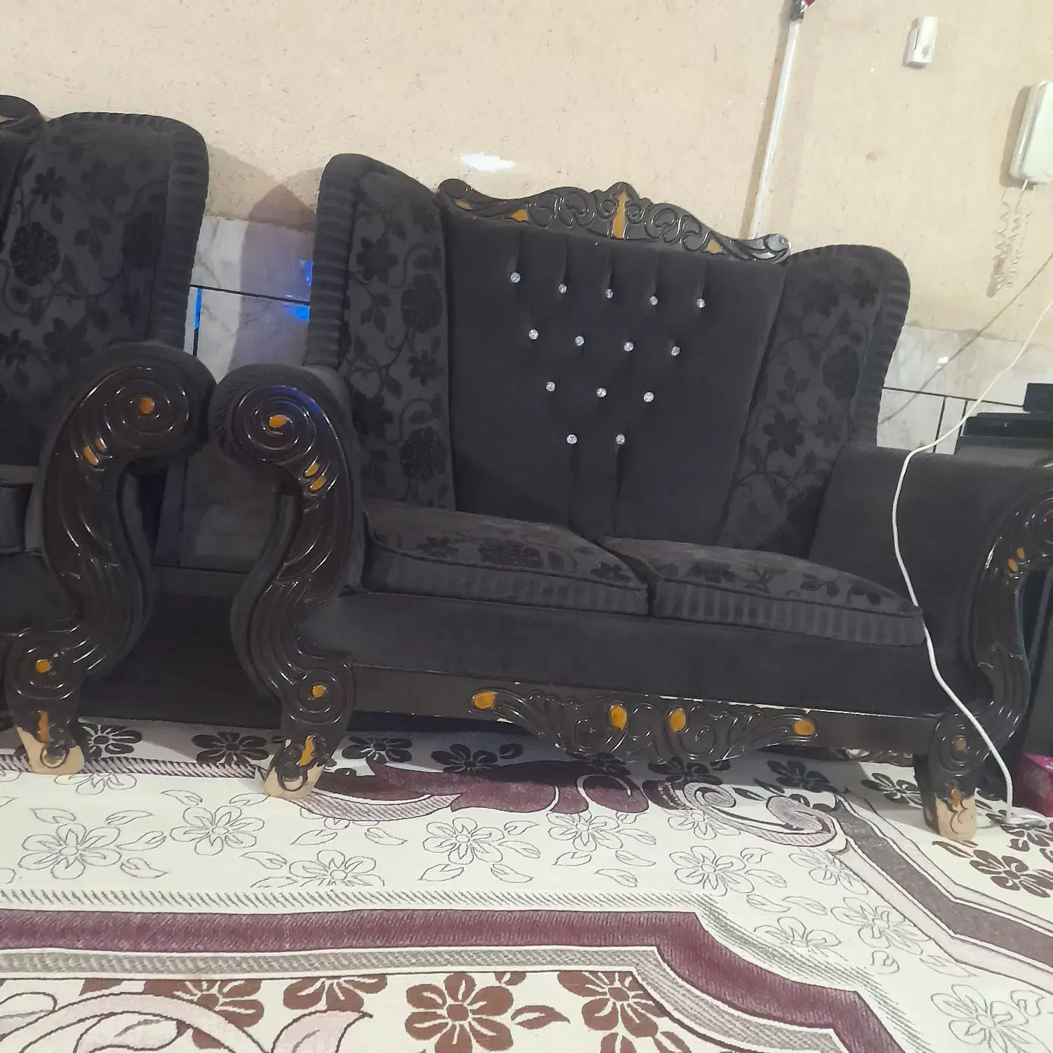 ۶نفره مبل بابوفه|مبلمان خانگی و میز عسلی|خرمشهر, |دیوار