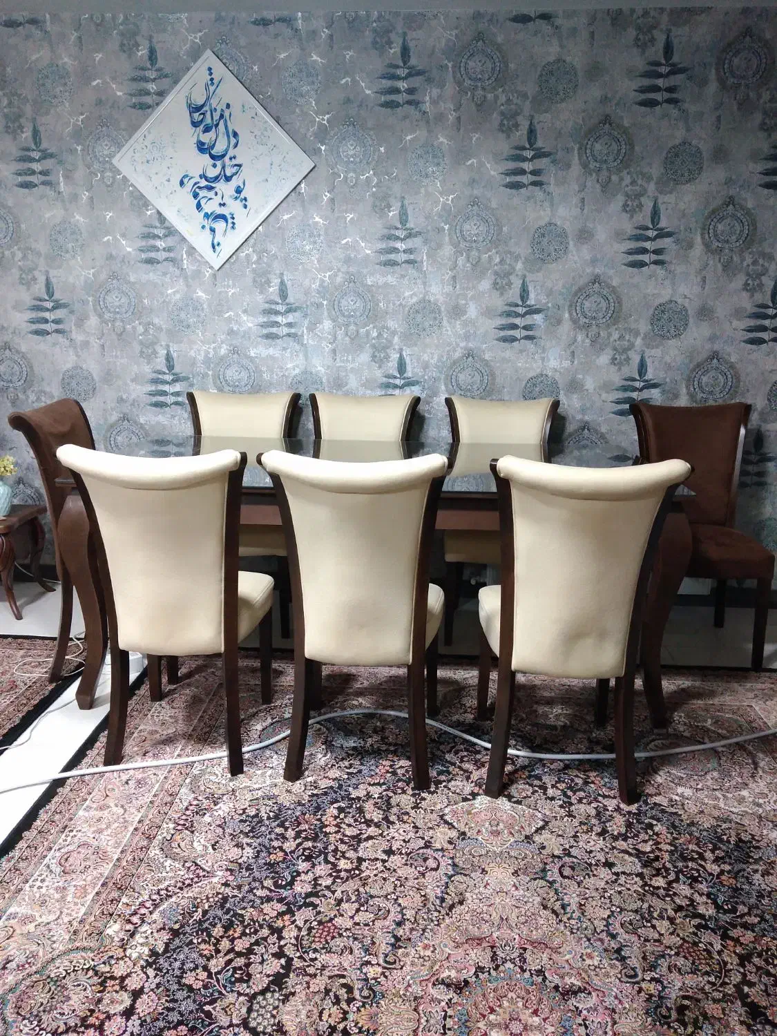 فروش میزناهارخوری 8نفره|میز و صندلی غذاخوری|پردیس, فاز ۸|دیوار