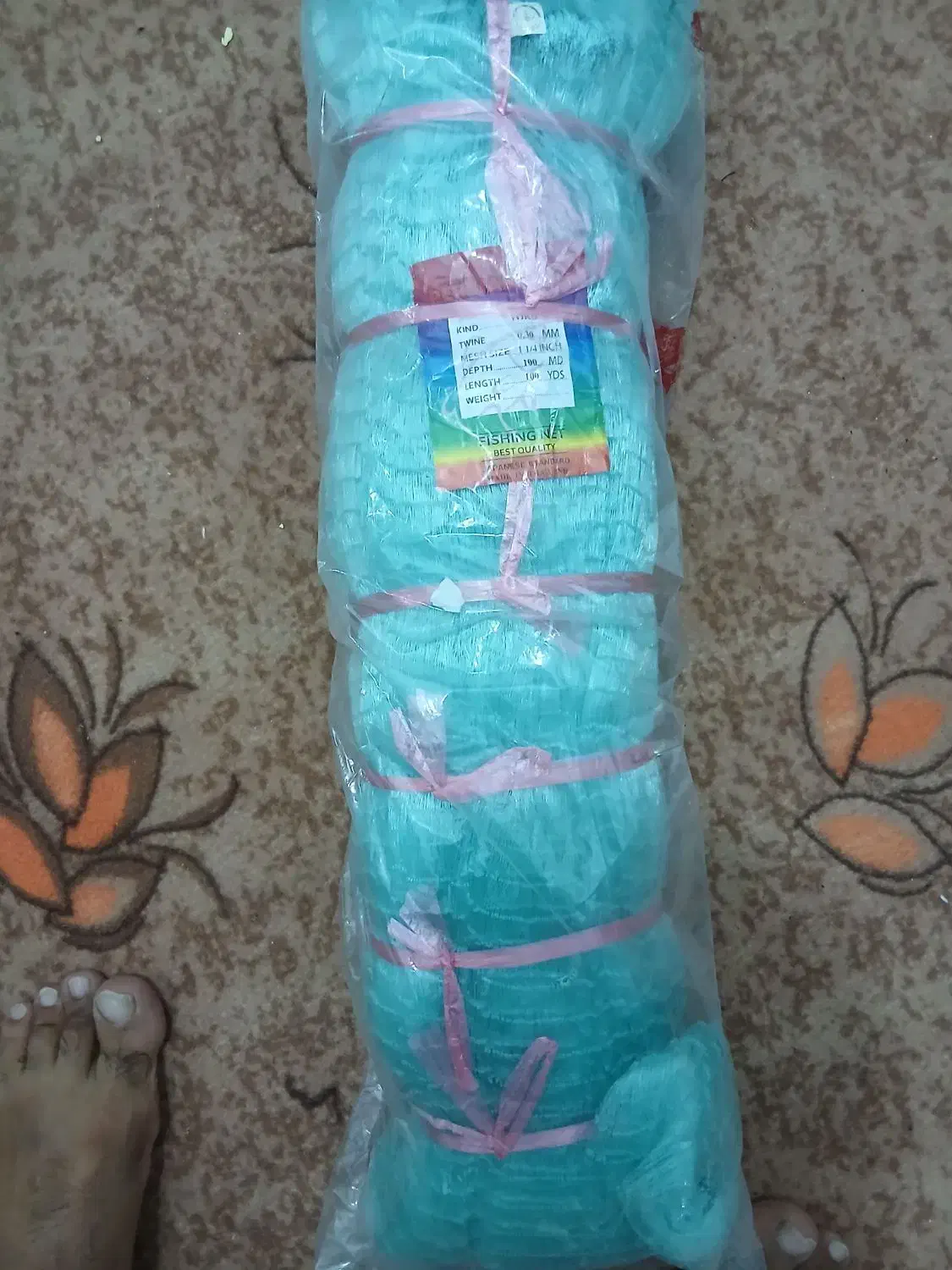 تور ماهیگیری نخ ۰۳۰تایلندی|ماهیگیری|بند زرک, |دیوار