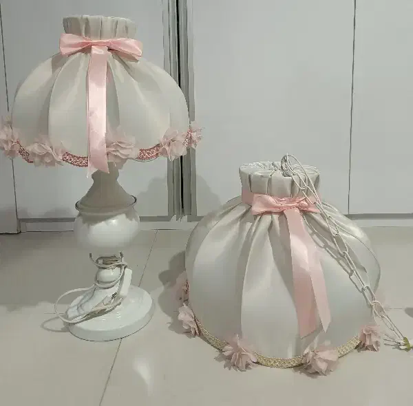 لوستر و آباژور ست پارچه ای شیک|لوستر و چراغ آویز|فردیس, قریشی|دیوار