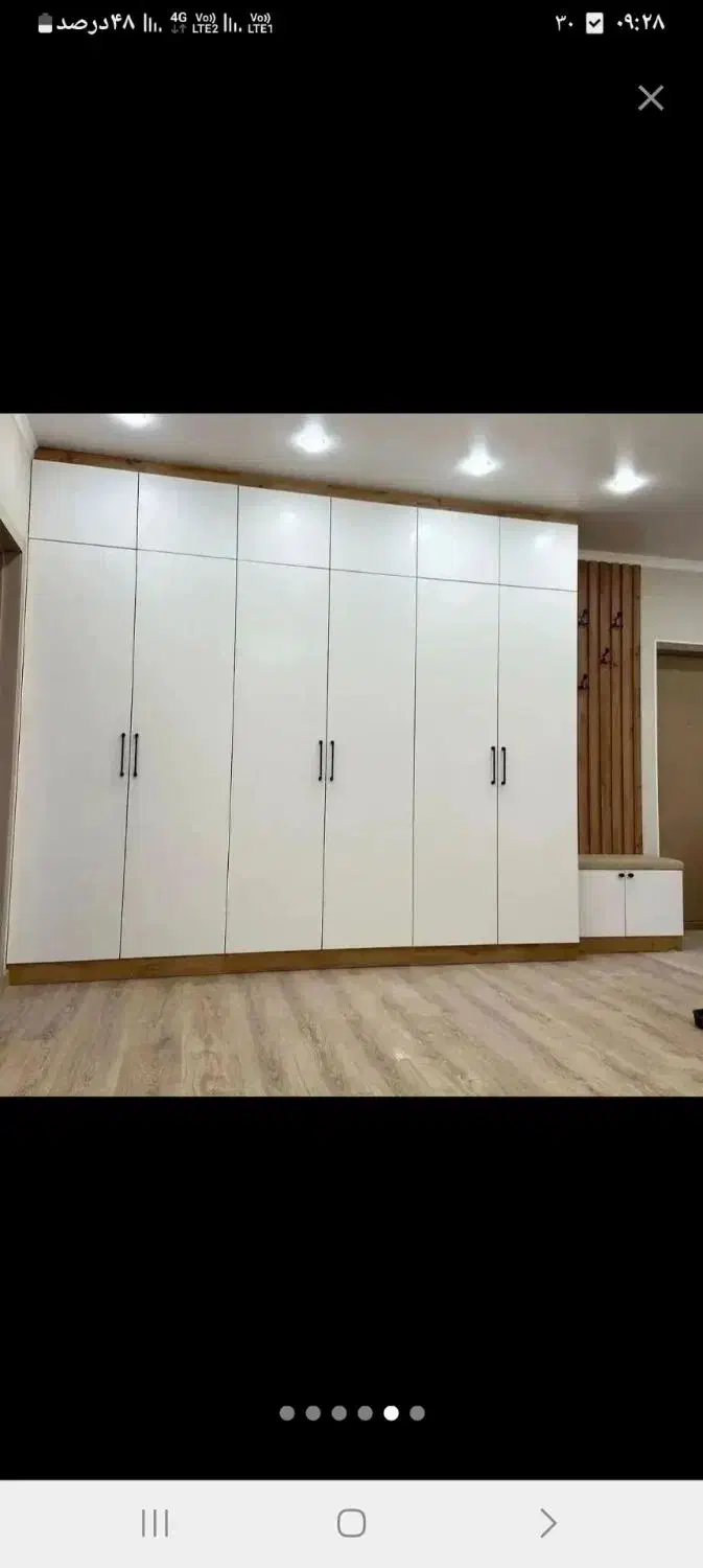 ساخت کابینت و کمد دیواری|کتابخانه، شلف، قفسه‌های دیواری|ازنا, |دیوار