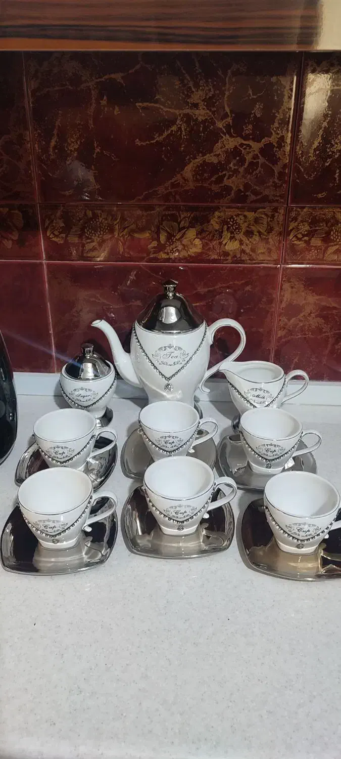 سرویس چایخوری|ظروف سرو و پذیرایی|مشهد, کوشش|دیوار
