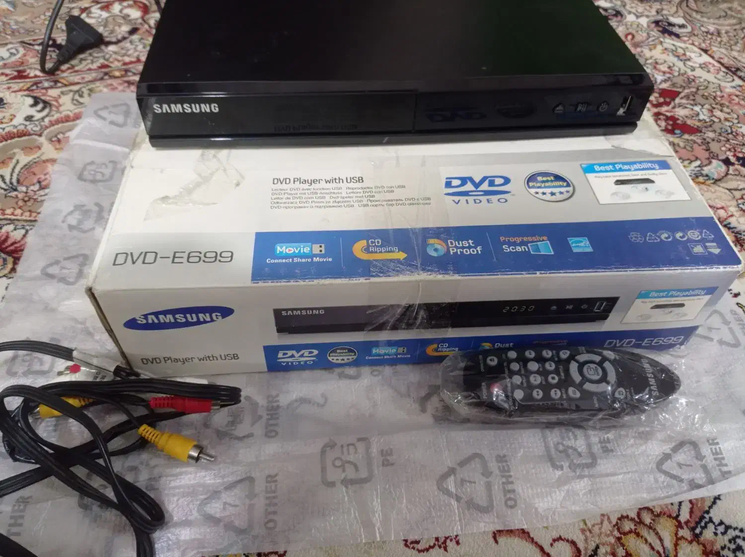 دی وی دی سامسونگ|پخشکننده DVD و ویدیو|مشهد, حجاب (شهرک غرب)|دیوار