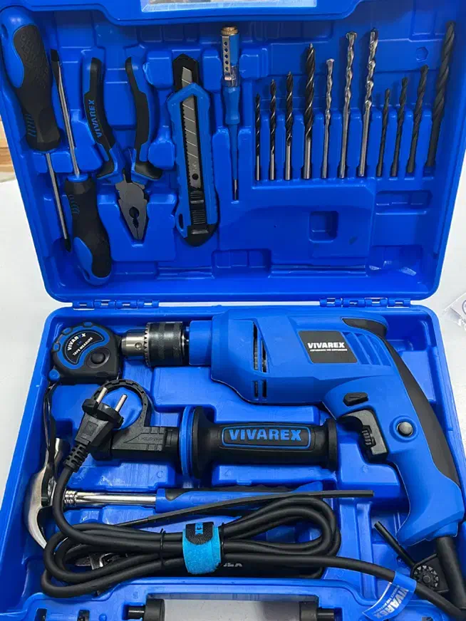 دریل برقی متعلقات کامل قیمت مناسب ابزار دریل|ابزارآلات|رشت, آب و برق|دیوار