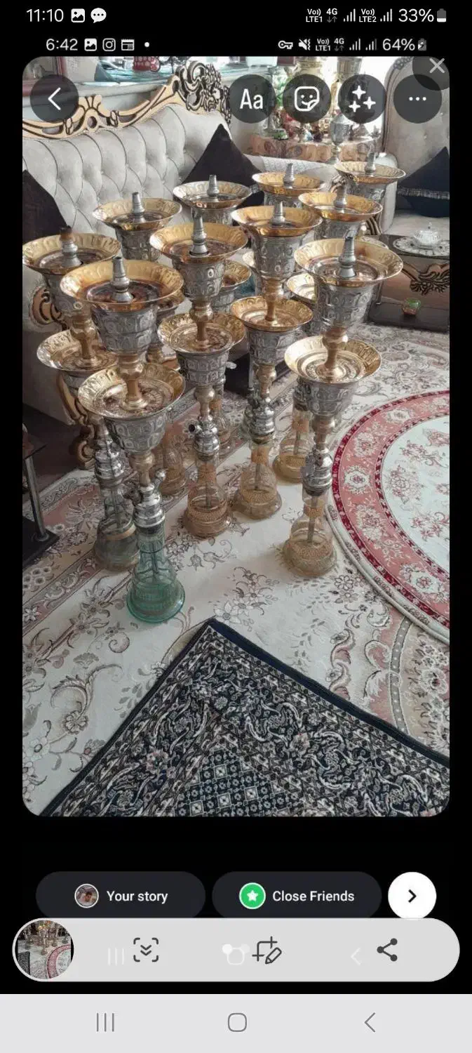 قلیان|زیورآلات و اکسسوری|تبریز, |دیوار