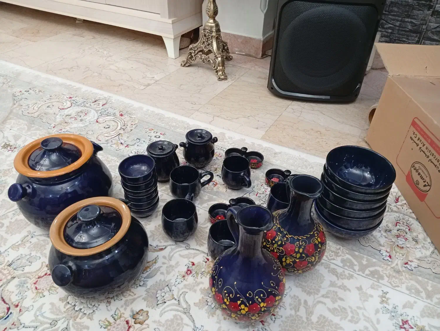 سرویس ابگوشت خوری سفال|ظروف سرو و پذیرایی|تهران, مجیدیه|دیوار