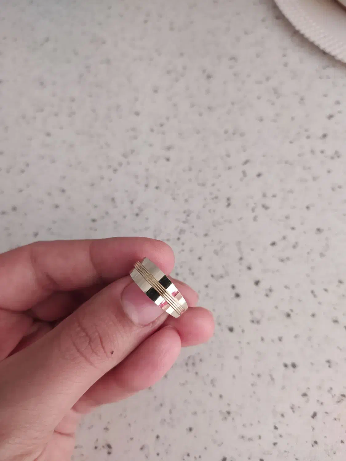 انگشتر حلقه ازدواج 3درصد|جواهرات|مشهد, توس (بلوار توس)|دیوار