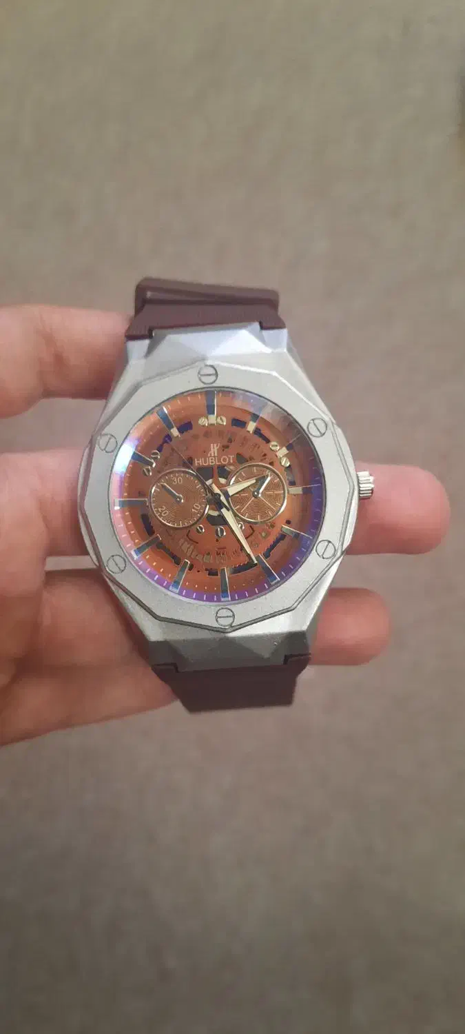 ساعت مچی HUBLOT قهوه ای|ساعت|کرمان, |دیوار