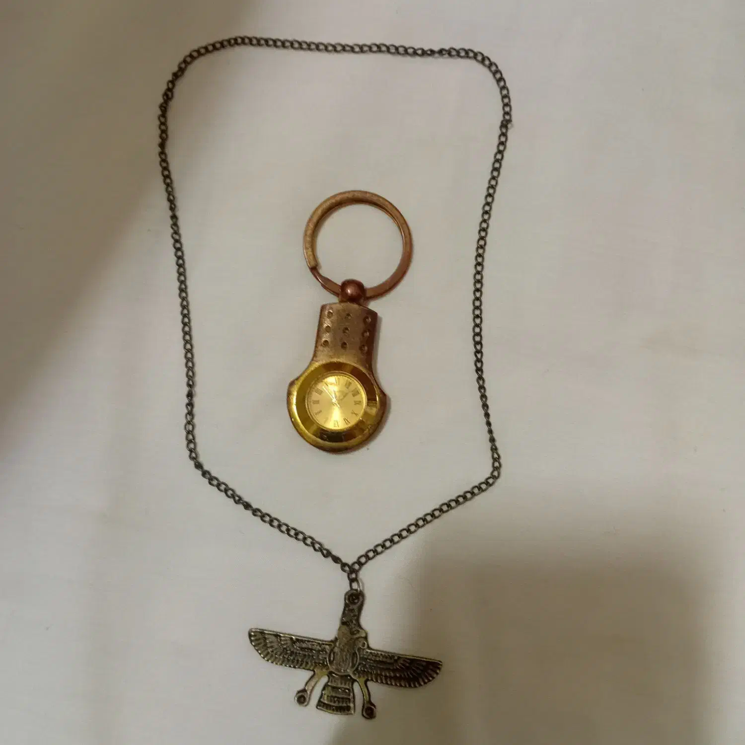 ساعت و چراغ سه فتیله|بدلیجات|کاشان, پاقپان|دیوار