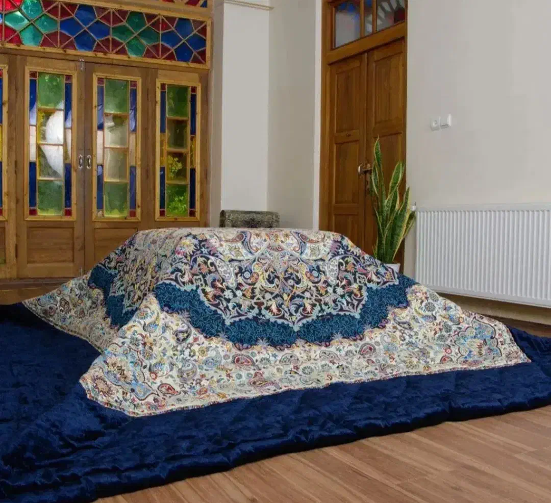 لحاف کرسی خانومی 4 در 4 تمام کار دست سفارشی دوز|رختخواب، بالش، پتو|تهران, شهید رجایی|دیوار